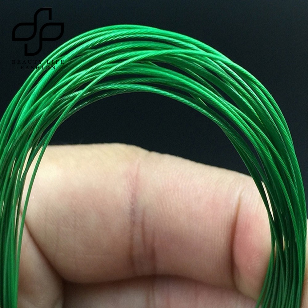 Bộ 20 dây dẫn câu cá bằng thép chống cắn tiện lợi chất lượng cao