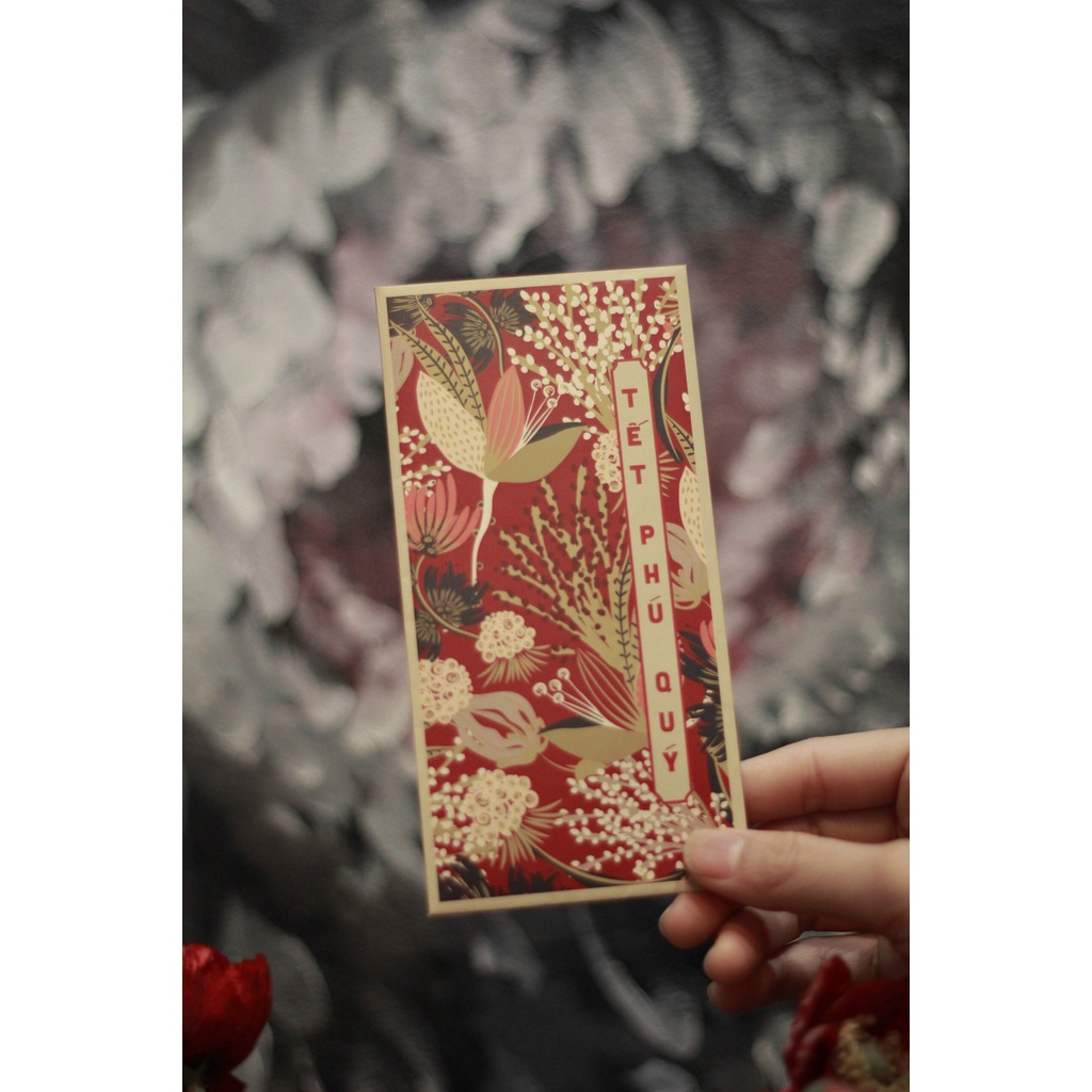 Lì Xì Tết 2023 Vintage gây bão Thiết Kế Phú Quý cán màng đẹp độc lạ Siêu Hót 2023 (Quý Mão) Cadia