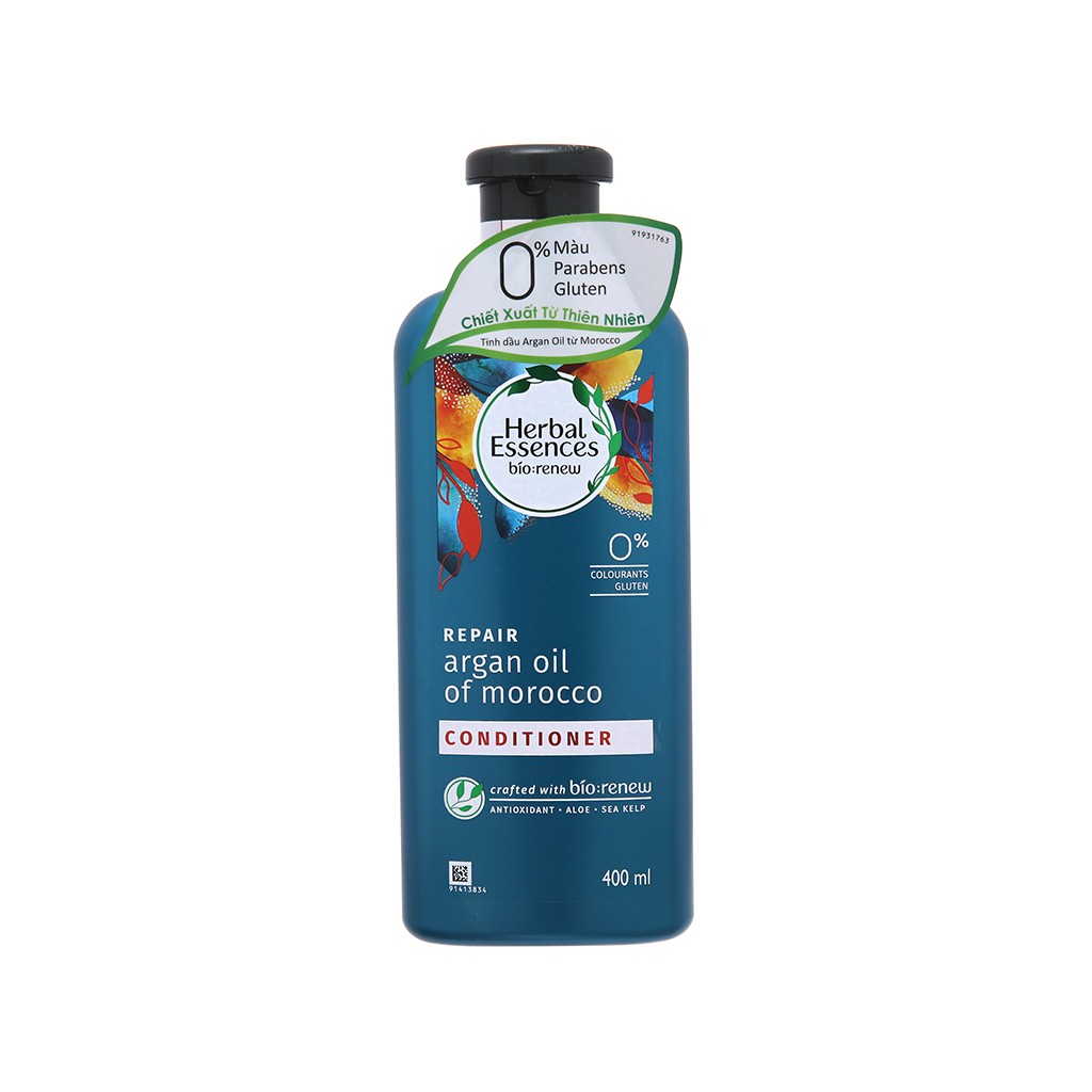 [Mã FMCGMALL giảm 8% đơn từ 250K] Dầu xả Herbal Essences Tinh Dầu Morocco Argan 400ml