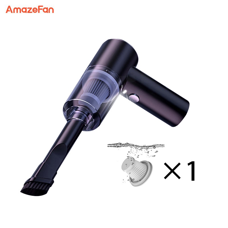 Máy Hút Bụi Mini Cầm Tay Không Dây AmazeFan XCQ-103 Sử Dụng Pin (Có Bán Lẻ Lõi Lọc)