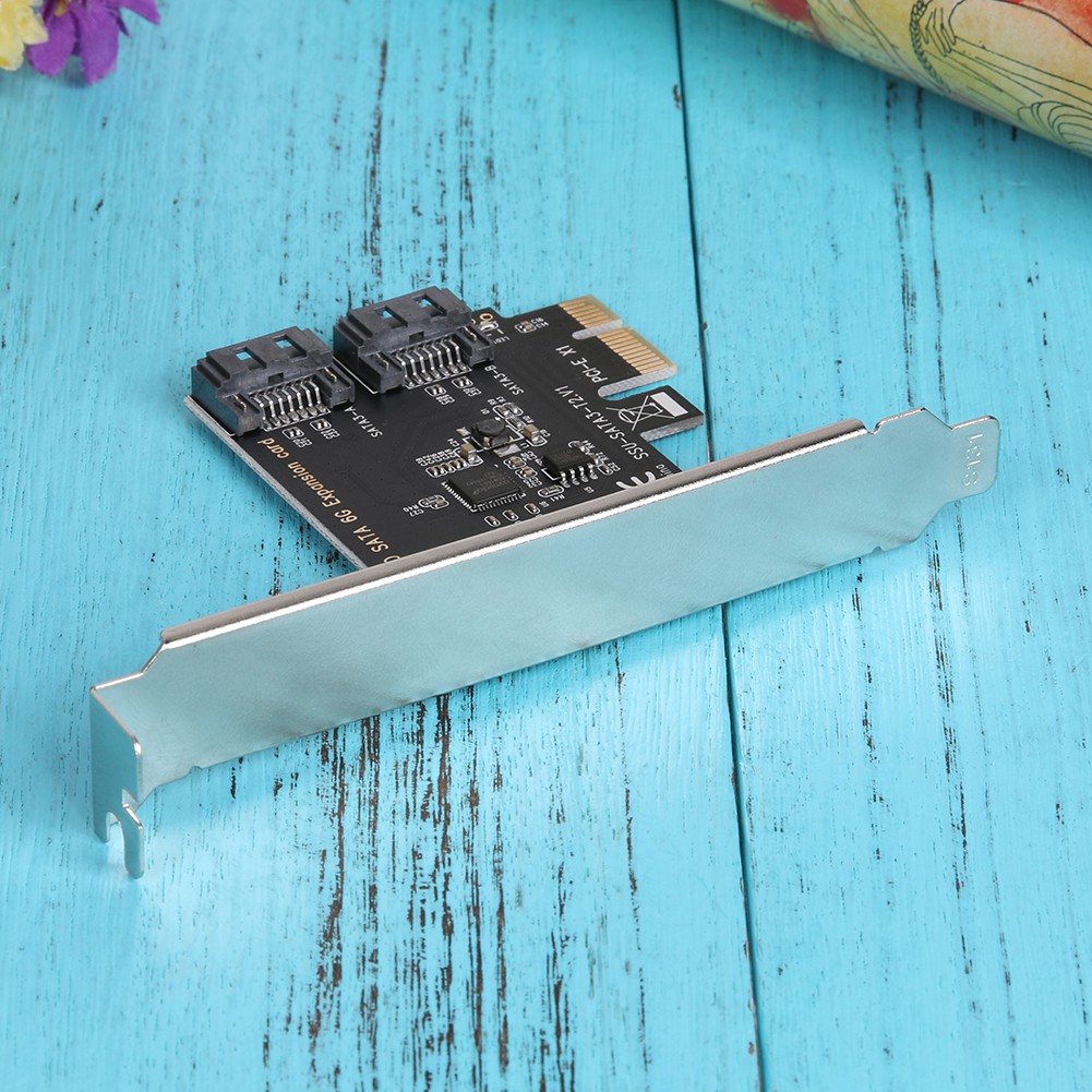 🌟Chất lượng cao nhất🍁pci-e to SATA 3.0 Internal 6Gbps Ports Disk Expansion Card