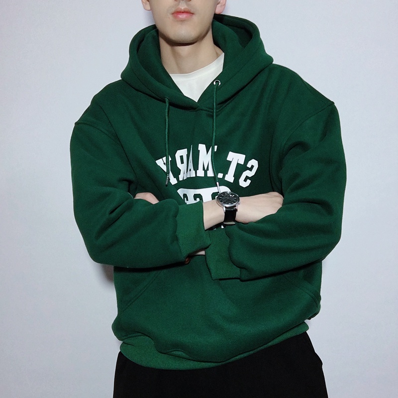 Áo Nỉ Nam Nữ Trùm Đầu Mùa Đông DONGDAMEN Fom Rộng, Phong Cách Trẻ Trung Năng Động