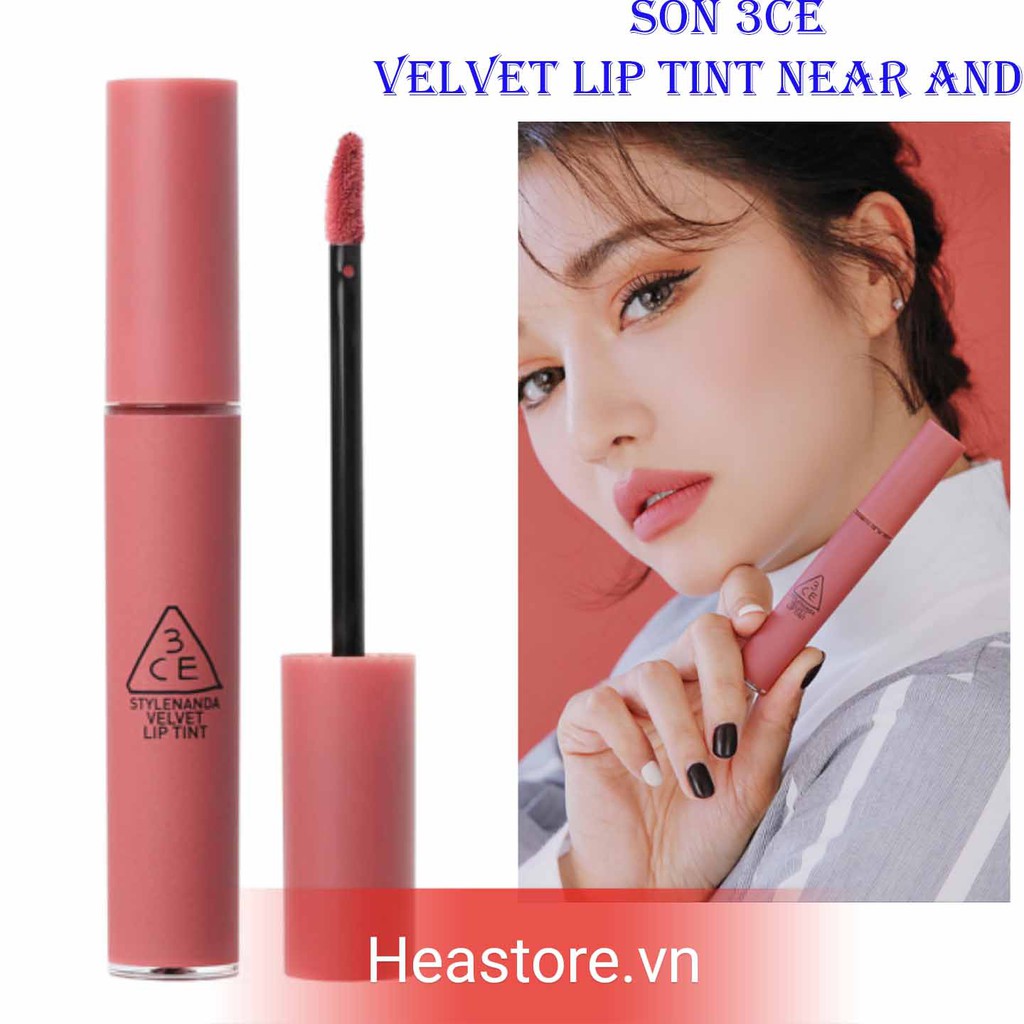 Son 3CE Velvet Lip Tint Near And Dear ( HỒNG ĐẤT )