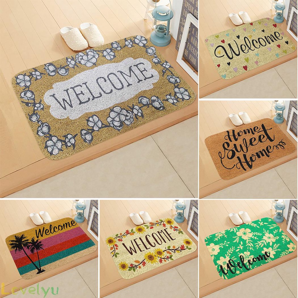 Thảm Chùi Chân Hình Chữ Welcome 40x60cm