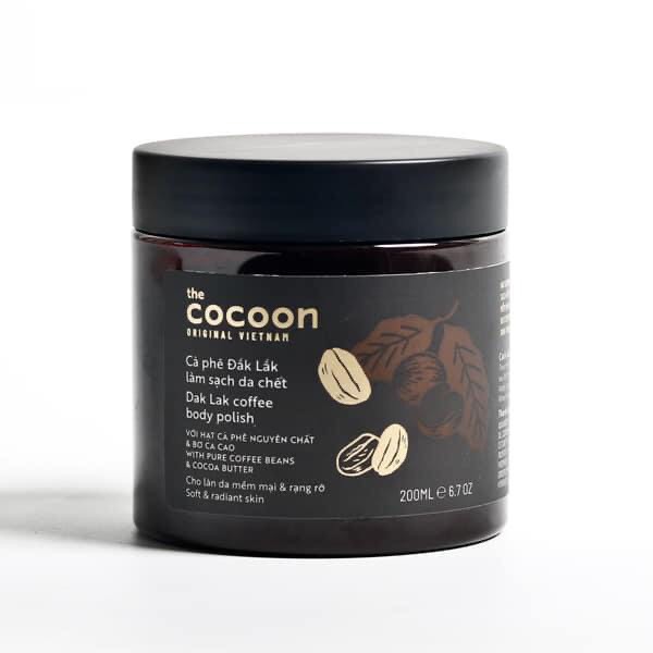 COCOON Cà phê Đak lak làm sạch da chết Body 200ml