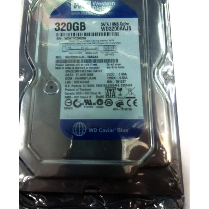 Ổ Cứng Wdc 320gb Sata Blue | BigBuy360 - bigbuy360.vn