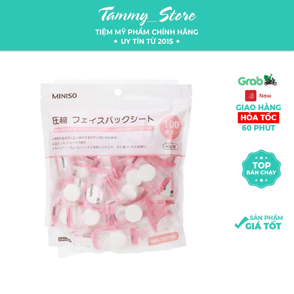 Mặt nạ giấy nén Miniso