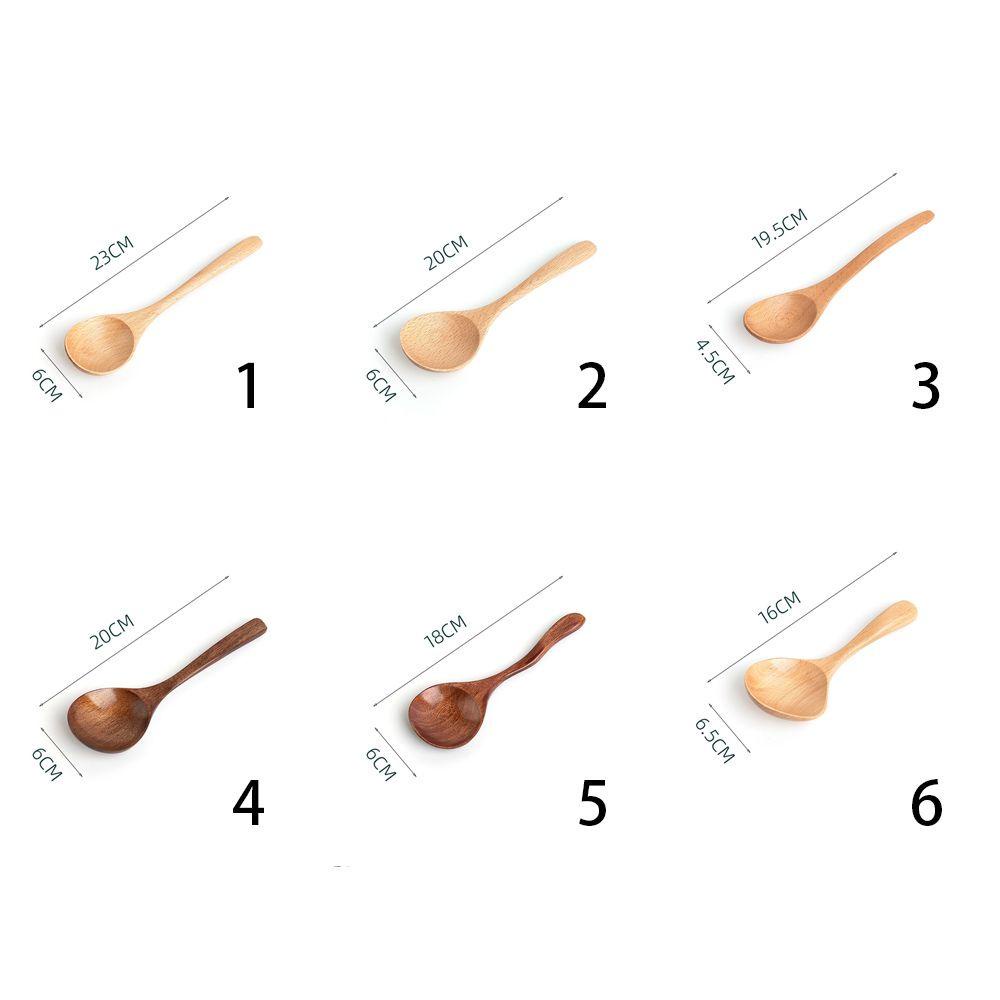 HARRIETT Muỗng Xới Cơm Bằng Gỗ Tự Nhiên Có Thể Tái Sử Dụng
