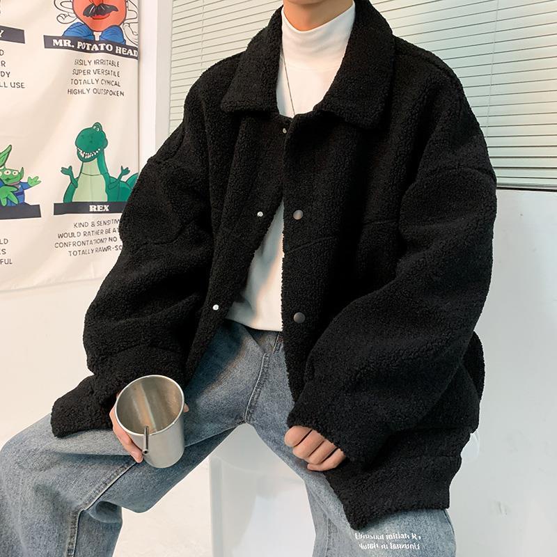 Áo khoác nam dáng rộng thời trang phong cách Hàn Quốc