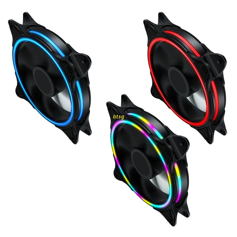 Quạt tản nhiệt có đèn LED RGB siêu êm 120mm 3Pin 4Pin cho máy tính
