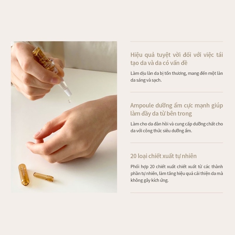 Tế Bào Gốc Dưỡng Trắng Da, Phục Hồi Da Bqcell Re-cell Cure Ampoule Hàn Quốc