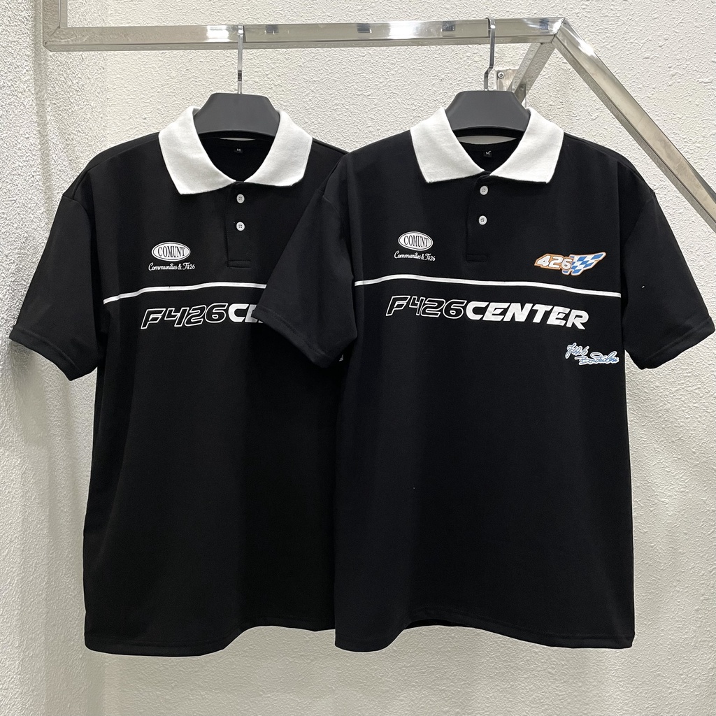 Áo thun polo F426 center áo thun cổ trụ ngắn tay chất cotton cao cấp