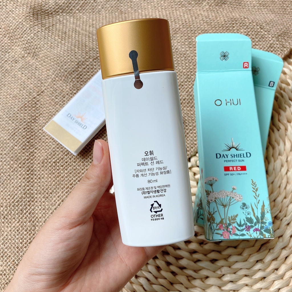 Tuýp kem chống nắng OHUI Day Shield Perfect Sun SPF 50+/PA++++ 80ml - Hàng chính hãng LG Hàn Quốc