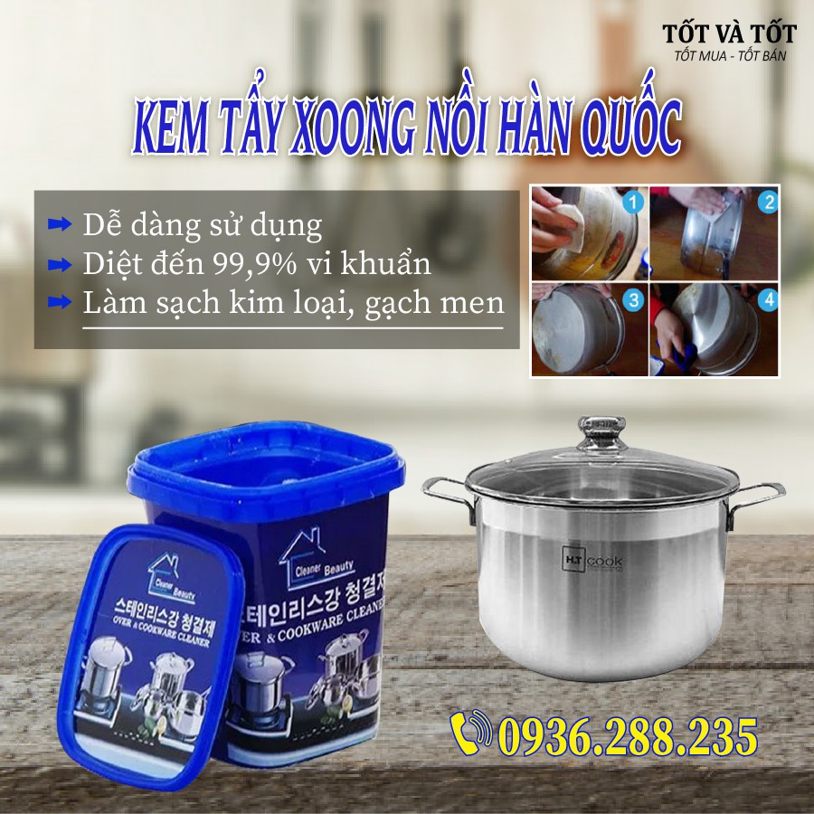 KEM TẨY XOONG NỒI ĐA NĂNG HÀN QUỐC