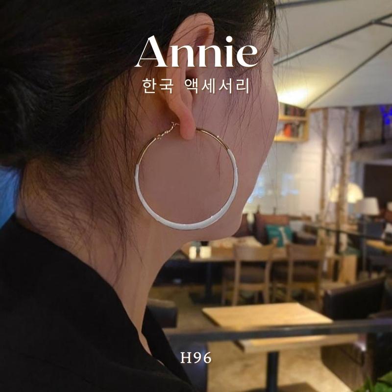 Bông tai tròn nhiều kiểu cá tính thời trang Hàn Quốc ANNIE