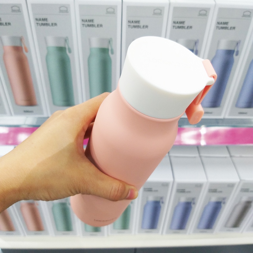 Bình Giữ Nhiệt Lock&Lock Name Tumbler LHC4125PIK 500ml Màu Hồng
