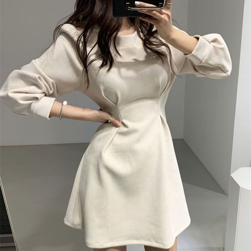 {Kèm ảnh thật} Váy dạ dáng xoè công chúa hàng dày đẹp của quảng châu