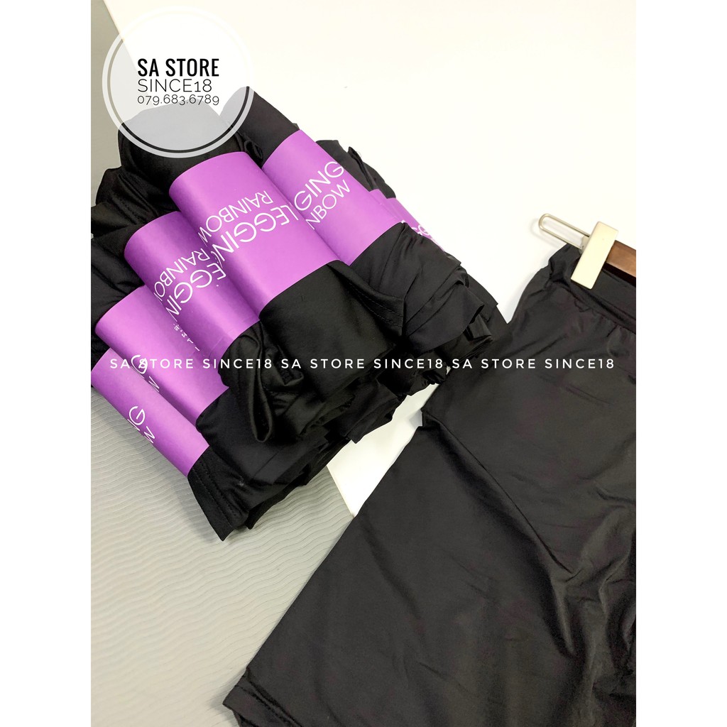 Quần Legging Lửng Thái Nữ Nâng Mông Cạp Cao Siêu Co Giãn Quần Legging Ngố Đùi | BigBuy360 - bigbuy360.vn