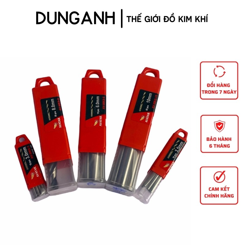 Mũi khoan Inox kim khí Dung Anh mũi khoan sắt Avatar chính hãng