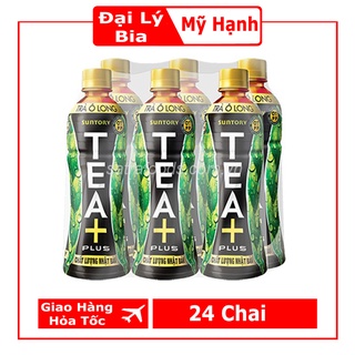 Thùng 24 Chai Trà Ô long Tea+ (455ml/Chai)