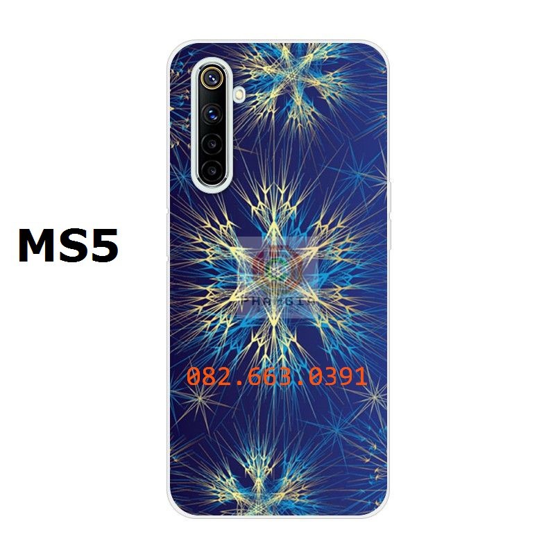 Ốp lưng in hình Realme C3i bầu trời galaxy
