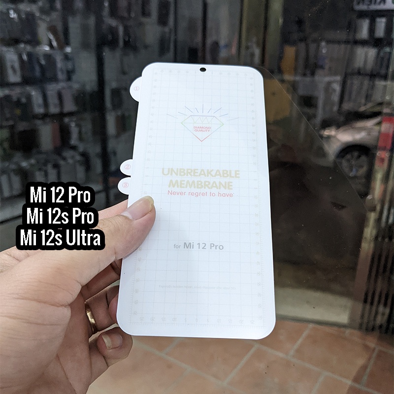 Dán dẻo PPF chống xước màn hình Xiaomi 13 Pro, 12s Ultra, 12s Pro, 12 Pro, Mi 11 Ultra, Mi 10S, Mi 10 Pro, Mi 10 Ultra