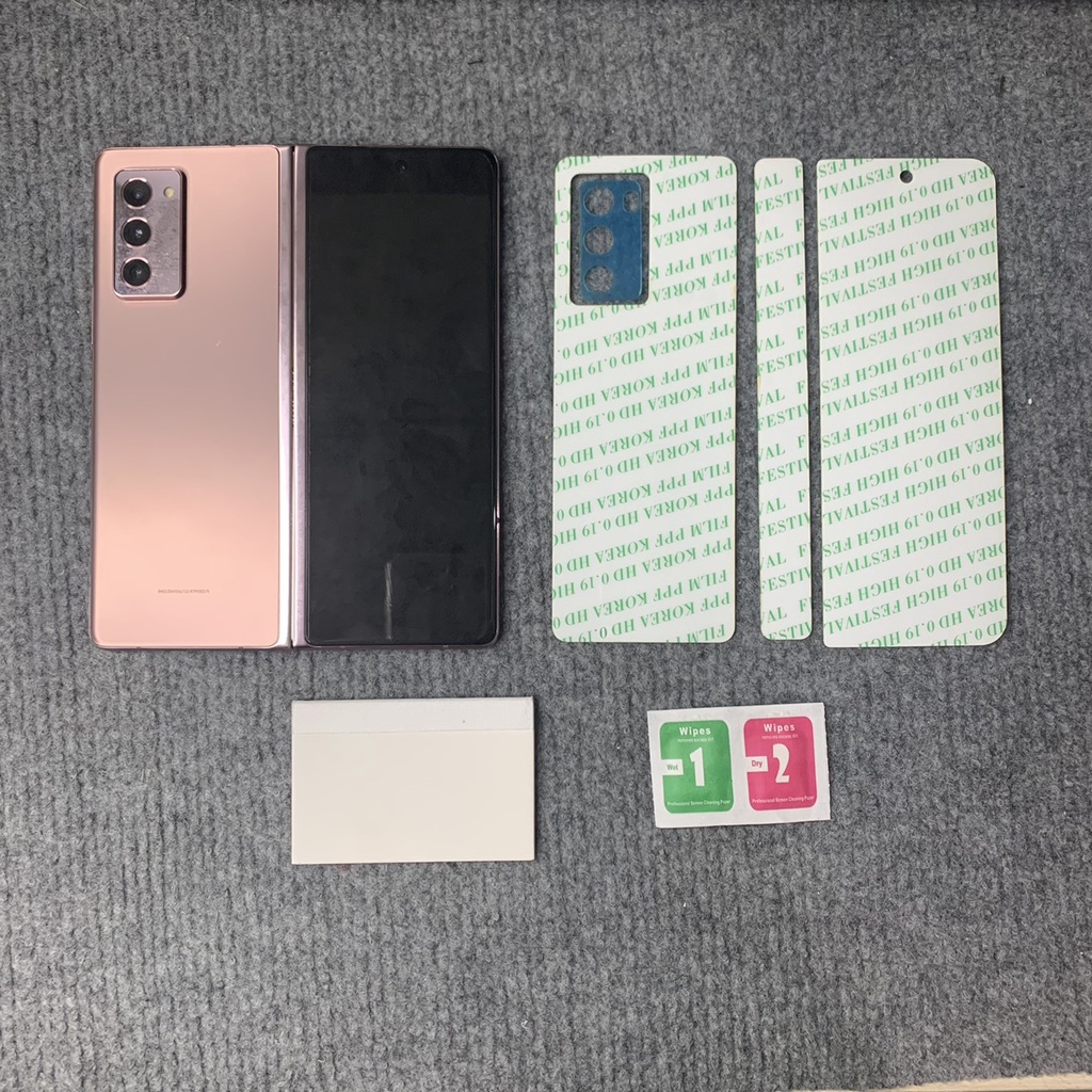 Dán màn hình samsung galaxy fold 1, fold 2, fold 3 PPF DTS USA chống trầy phục hồi vết xước, bảo vệ máy cực tốt