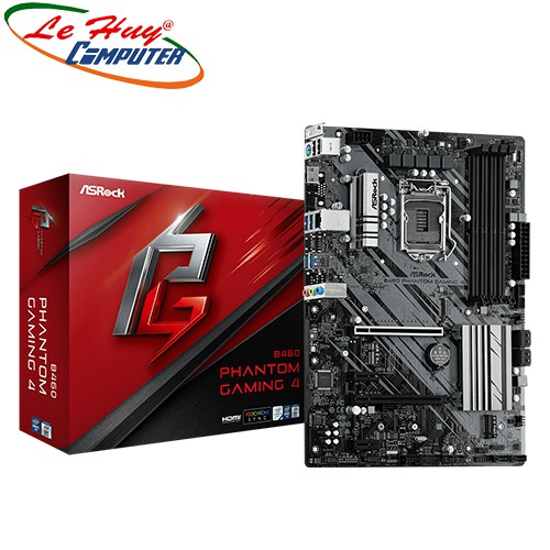 Bo mạch chủ - Mainboard ASROCK B460 Phantom Gaming 4