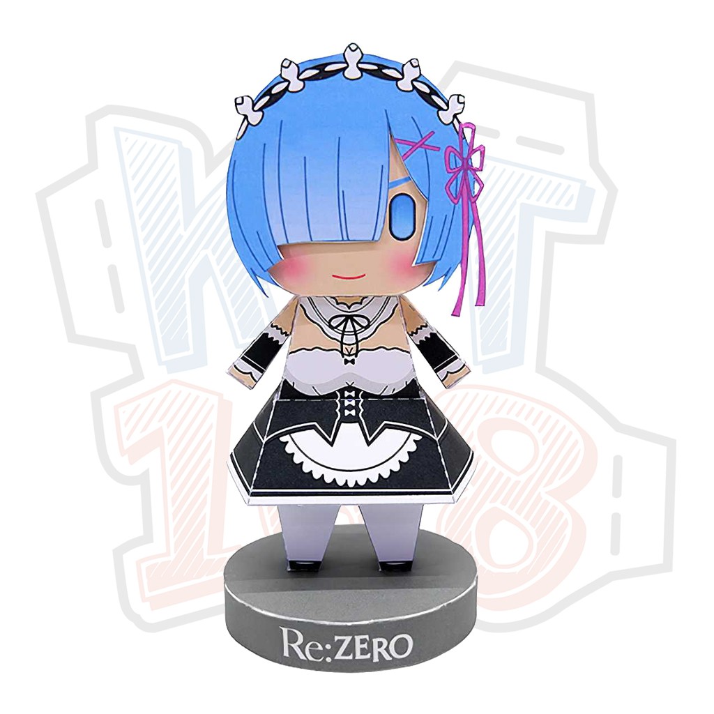 Mô hình giấy Anime Chibi Rem - Re Zero