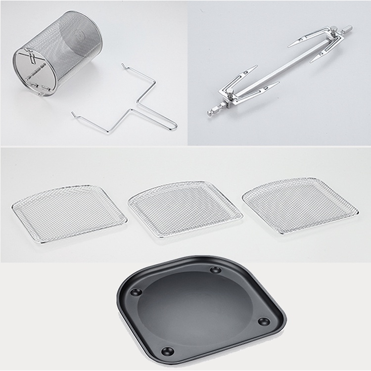 Lò Nướng Không Khí Lock&Lock EJF691  - Cảm ứng màn hình LED - Có đèn trong lò