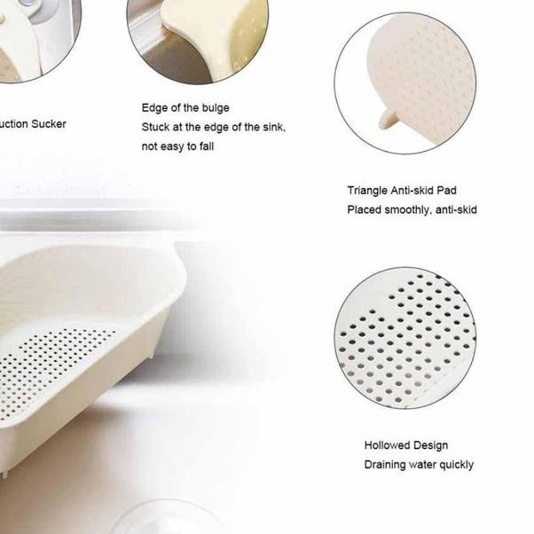 SIKU Khay Đựng Đồ Dùng / Miếng Rửa Chén T5D Gắn Góc Bồn Rửa Tiện Dụng Cho Nhà Bếp | BigBuy360 - bigbuy360.vn