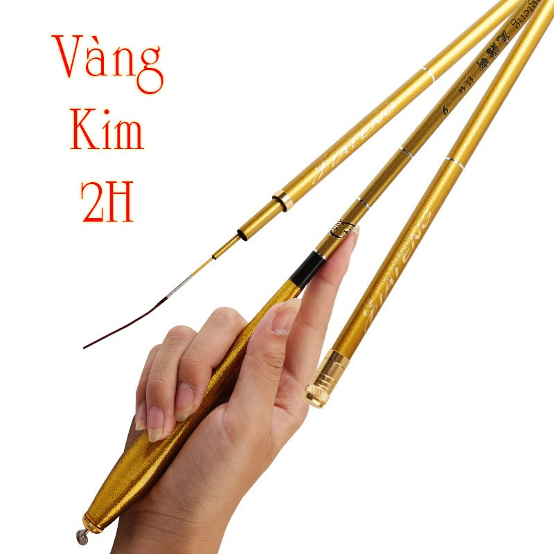 cần câu - Cần câu tay câu đơn câu đài vàng kim 2H siêu dẻo CĐ-3