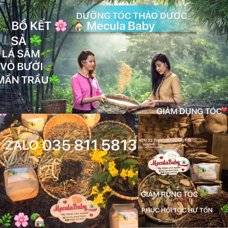 Bồ kết khô kèm thảo dược dưỡng tóc sau sinh | BigBuy360 - bigbuy360.vn
