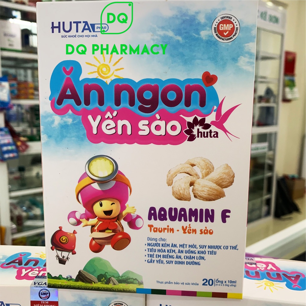 Siro ăn ngon Yến Sào, thuốc bổ cho bé biếng ăn hộp 20 ống 10ml