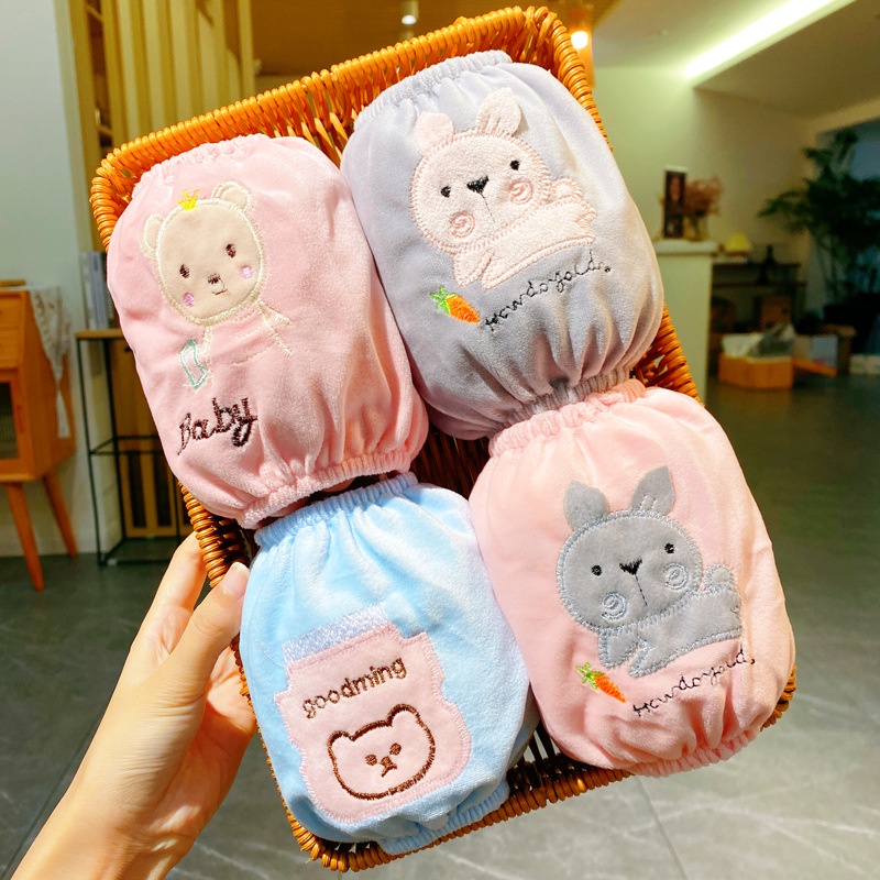 Ống tay áo giữ ấm chống bẩn dành cho bé trai và bé gái từ 1-8 tuổi