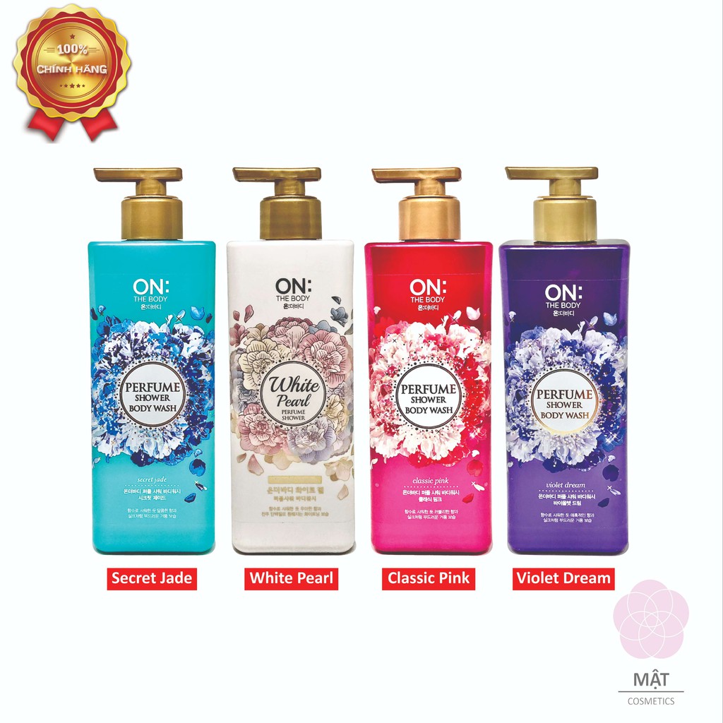 Sữa Tắm nước hoa On The Body Perfume Các Mùi 500g