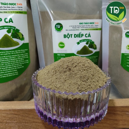 Bột Diếp Cá Nguyên Chất 100% Ngăn Ngừa Mụn Và Giảm Thâm Nám – 100G