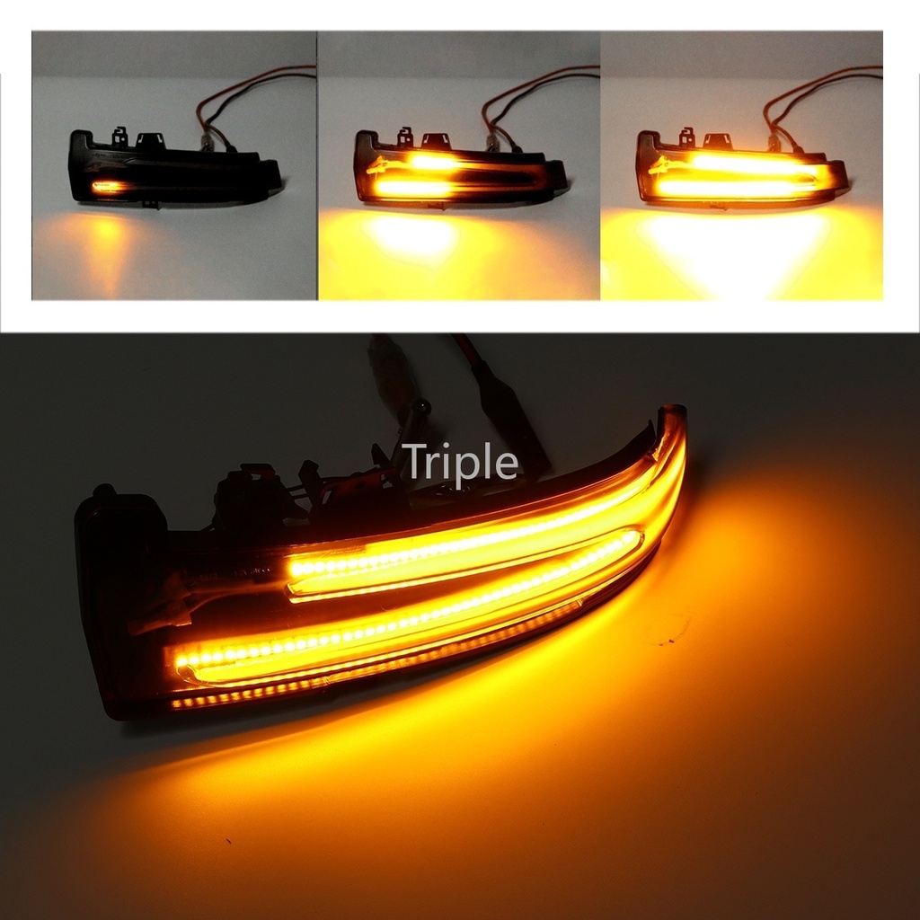 1 cặp đèn xi nhan bóng LED gắn gương chiếu hậu cho Mercedes Benz AMG A B C E CLA GLA S GLS Class C117 W176 W20421 W212624821