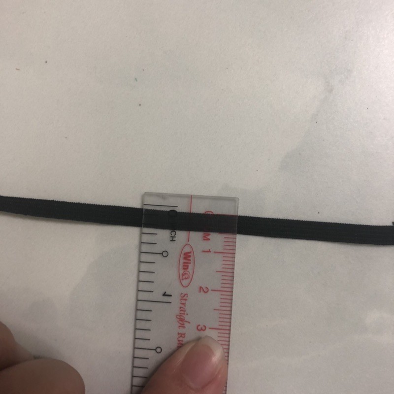 1m Thun Viền Mịn Trắng / Đen 0,5-0,6cm  Hàng Công Ty