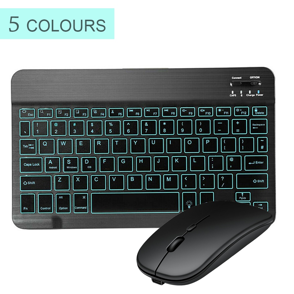 Bàn Phím Bluetooth Không Dây 10 Inch Có Thể Sạc Được Cho Máy Tính Bảng Ipad Laptop Pc