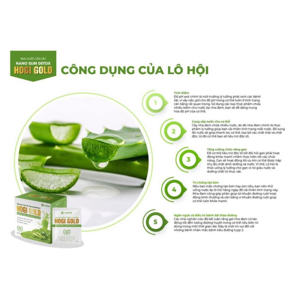 Tinh chất cần tây Nano Slim Detox Hogi hỗ trợ giảm cân kiểm soát mỡ bụng hoàn toàn thiên nhiên