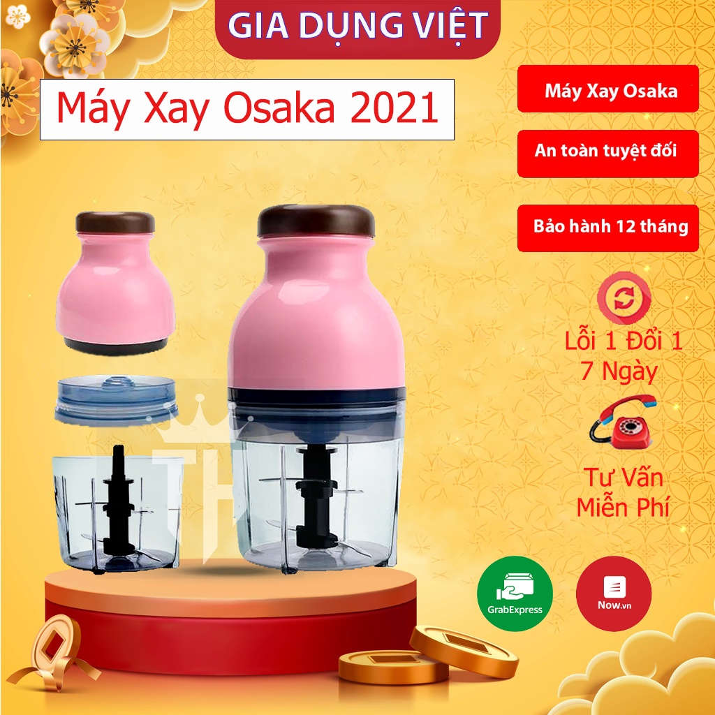 Máy Xay Sinh Tố, Xay Đá, Xay Thịt Đa Năng Máy Xay Osaka Mẫu Mới 2021