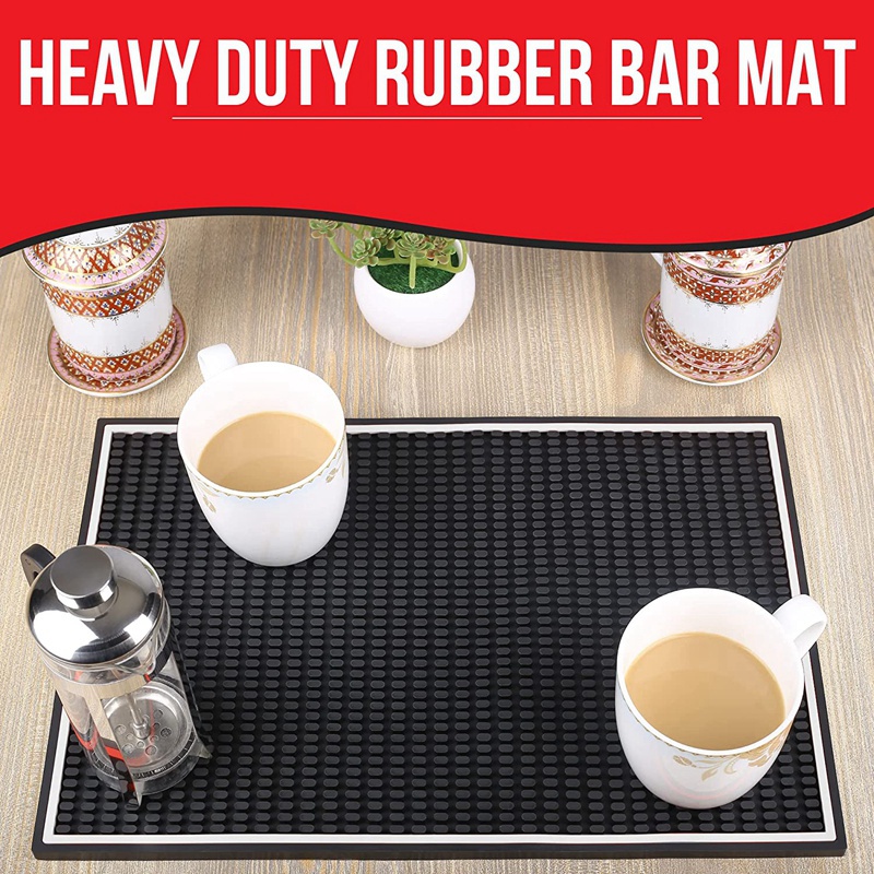 Thảm Cao Su Dày Chống Trượt Cho Quầy Bar 18X12 Inch