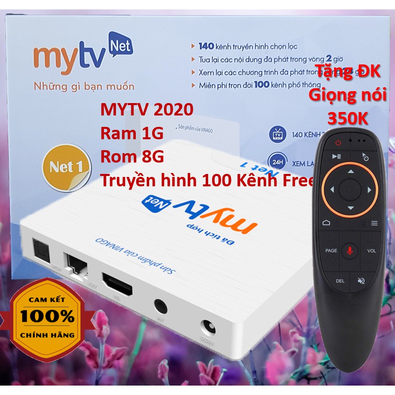 Tivi box Android mytvnet , mytv net Truyền hình miễn phí 7.1.2 Kèm Điều khiển giọng nói-Chính Hãng