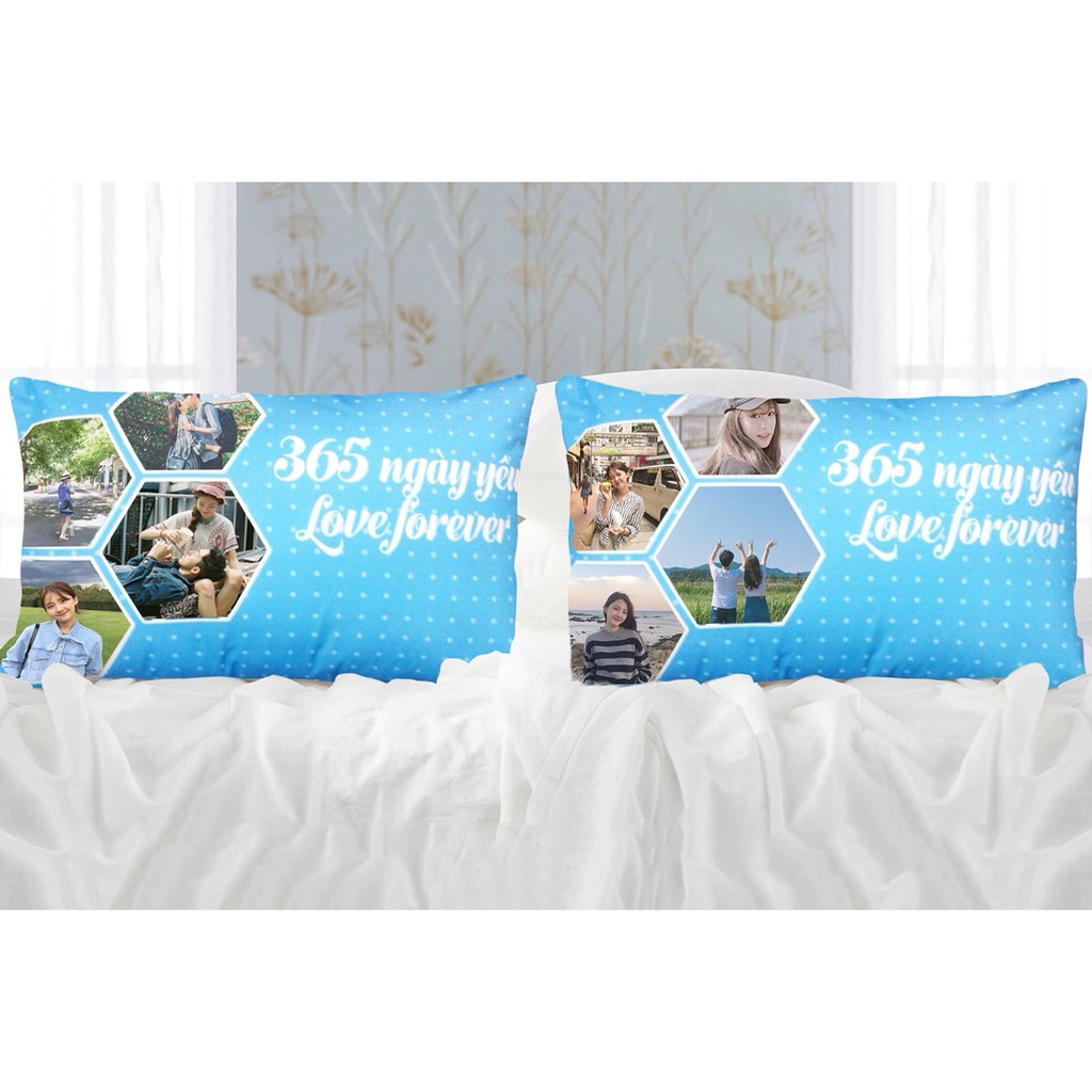 Áo gối in ảnh theo yêu cầu