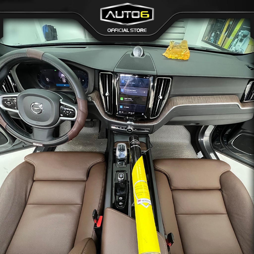 Bộ Film PPF trong suốt dán xe VOLVO S90 lWB 2022-2023 chống xước bảo vệ nội thất ô tô - AUTO6