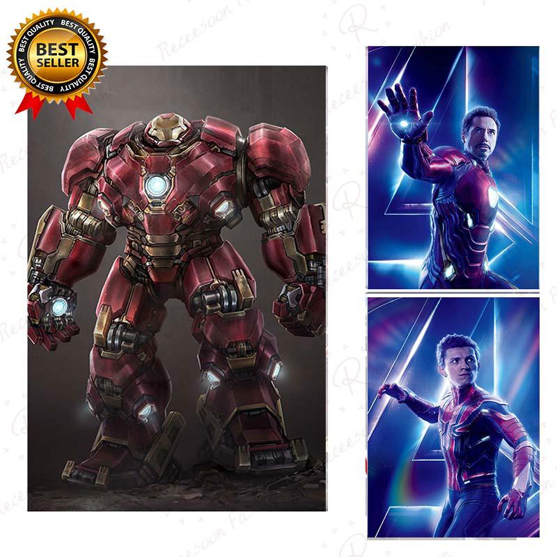 Tranh treo poster hoạt hình anime Nhật Bản siêu anh hùng Marvel