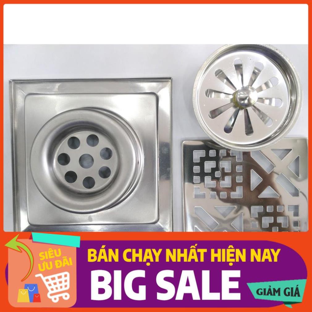 PHỄU THU SÀN INOX100% CHỐNG HÔI, CHẶN RÁC