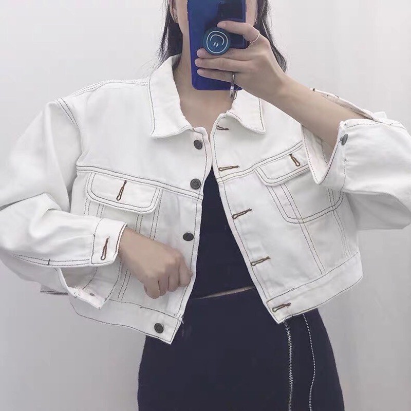 ÁO JEAN PHỐI CHỈ NỔI | BigBuy360 - bigbuy360.vn