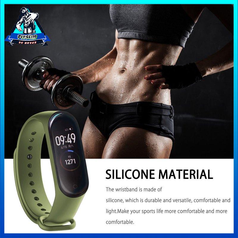 [Fitslim] Band 3/4 Replacement Bracelet Sport Silicone Strap Wristband Bracelet